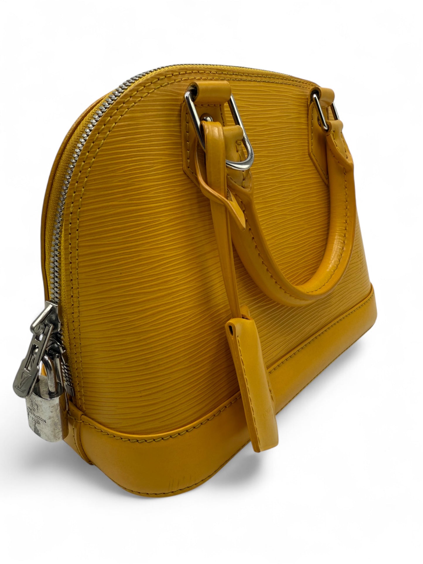 Louis Vuitton Alma Mini In Pelle Gialla