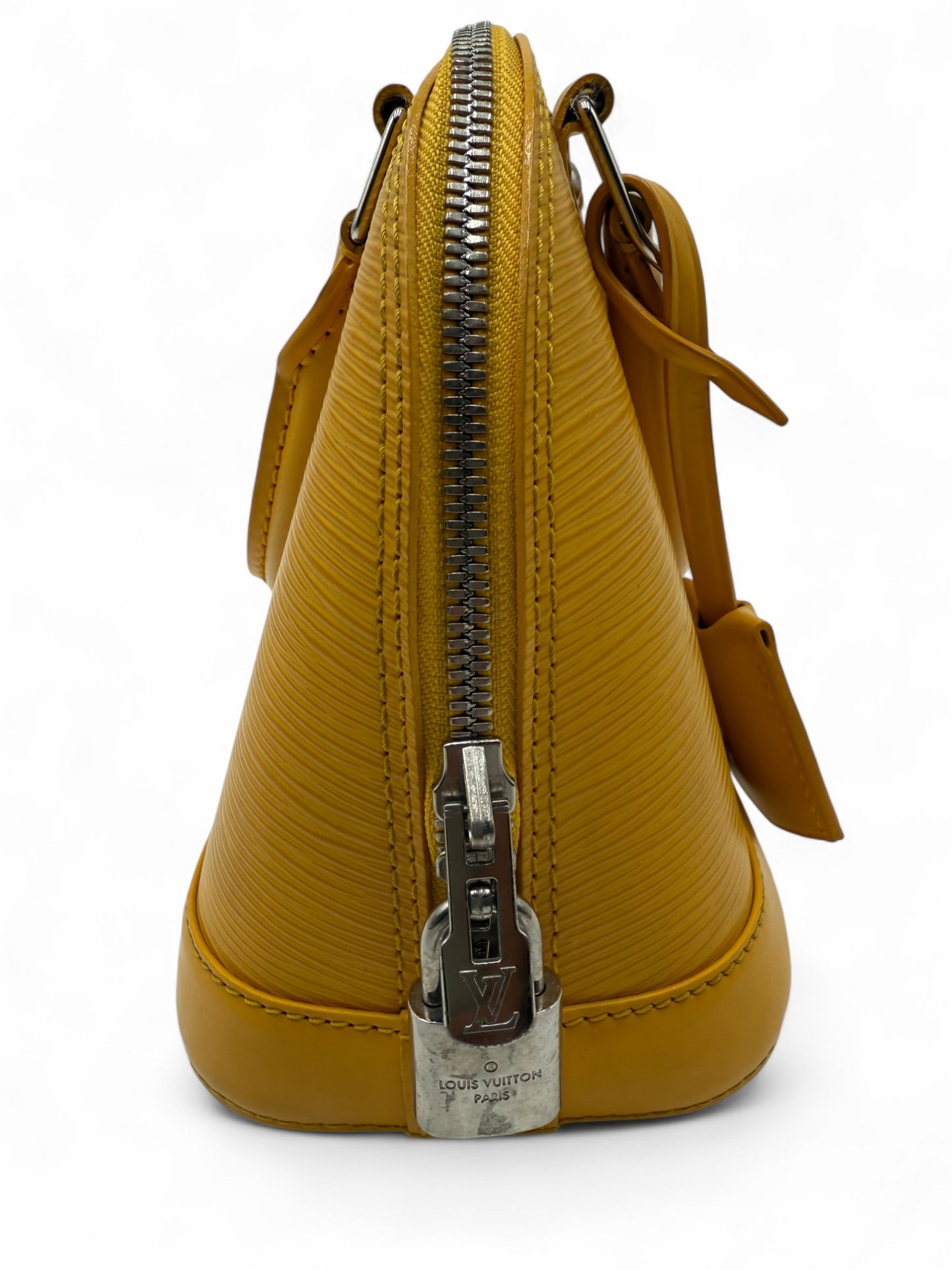 Louis Vuitton Alma Mini In Pelle Gialla