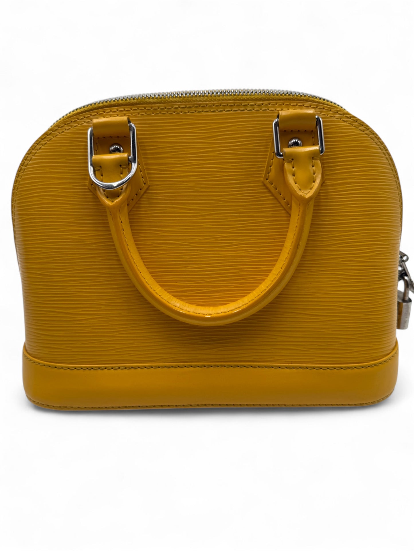 Louis Vuitton Alma Mini In Pelle Gialla
