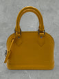 Louis Vuitton Alma Mini In Pelle Gialla