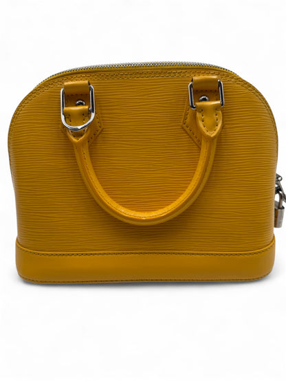 Louis Vuitton Alma Mini In Pelle Gialla
